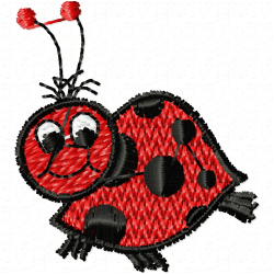 Lady Bugs Embroidery Design 5